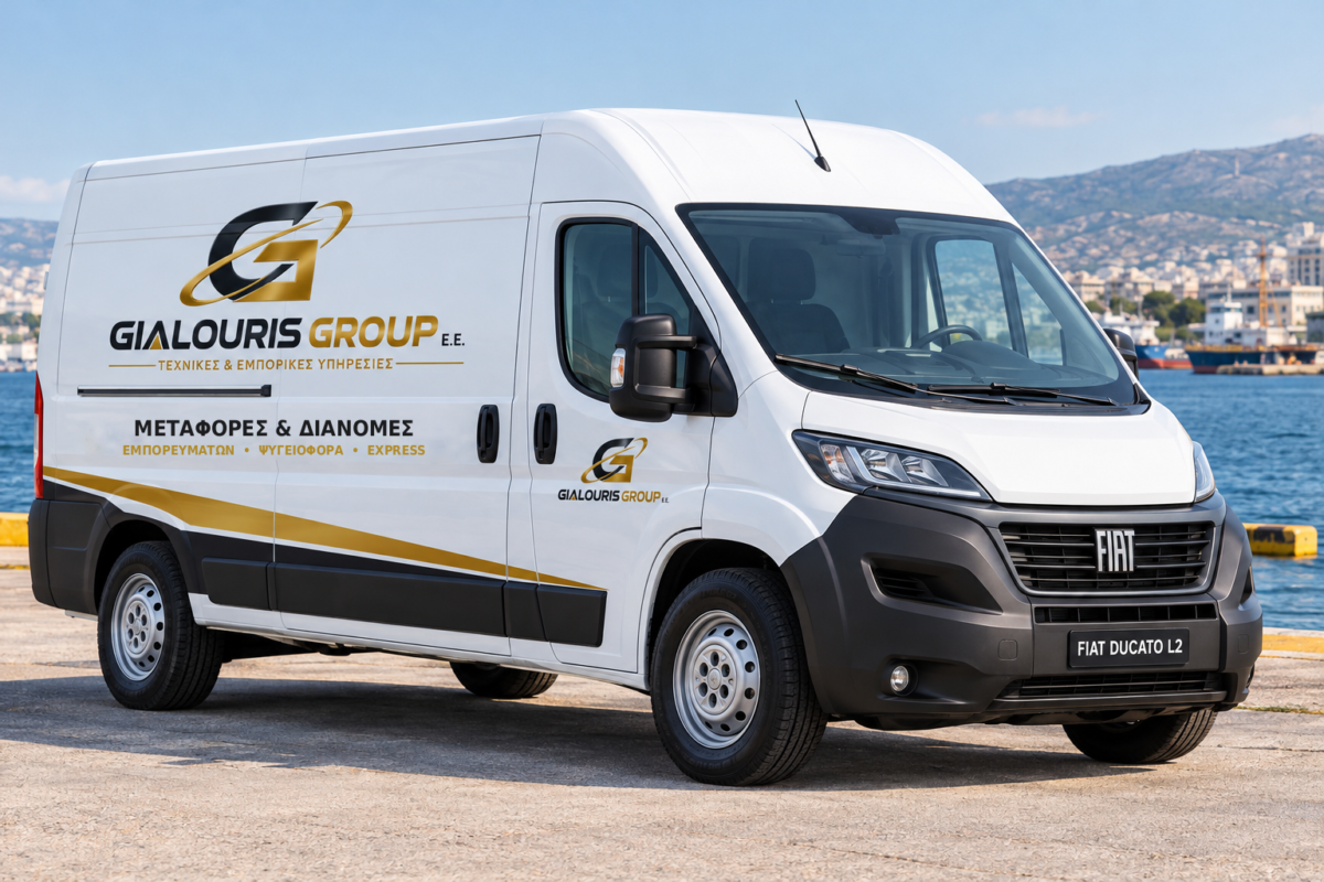 Van Fiat Ducato της Gialouris Transfer